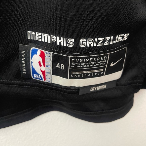 Nike Ja Morant Memphis Grizzlies Authentic Swingman City Jersey DX8507 011 Sz L - Picture 3 of 9